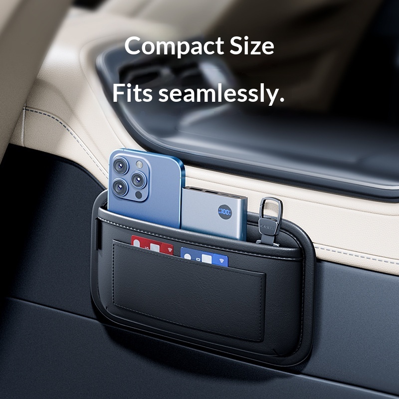 Multifunctionele opbergtas voor voor- en achterstoelen, hangende organizer, sterke zelfklevende achterkant voor in de auto_voghion.com