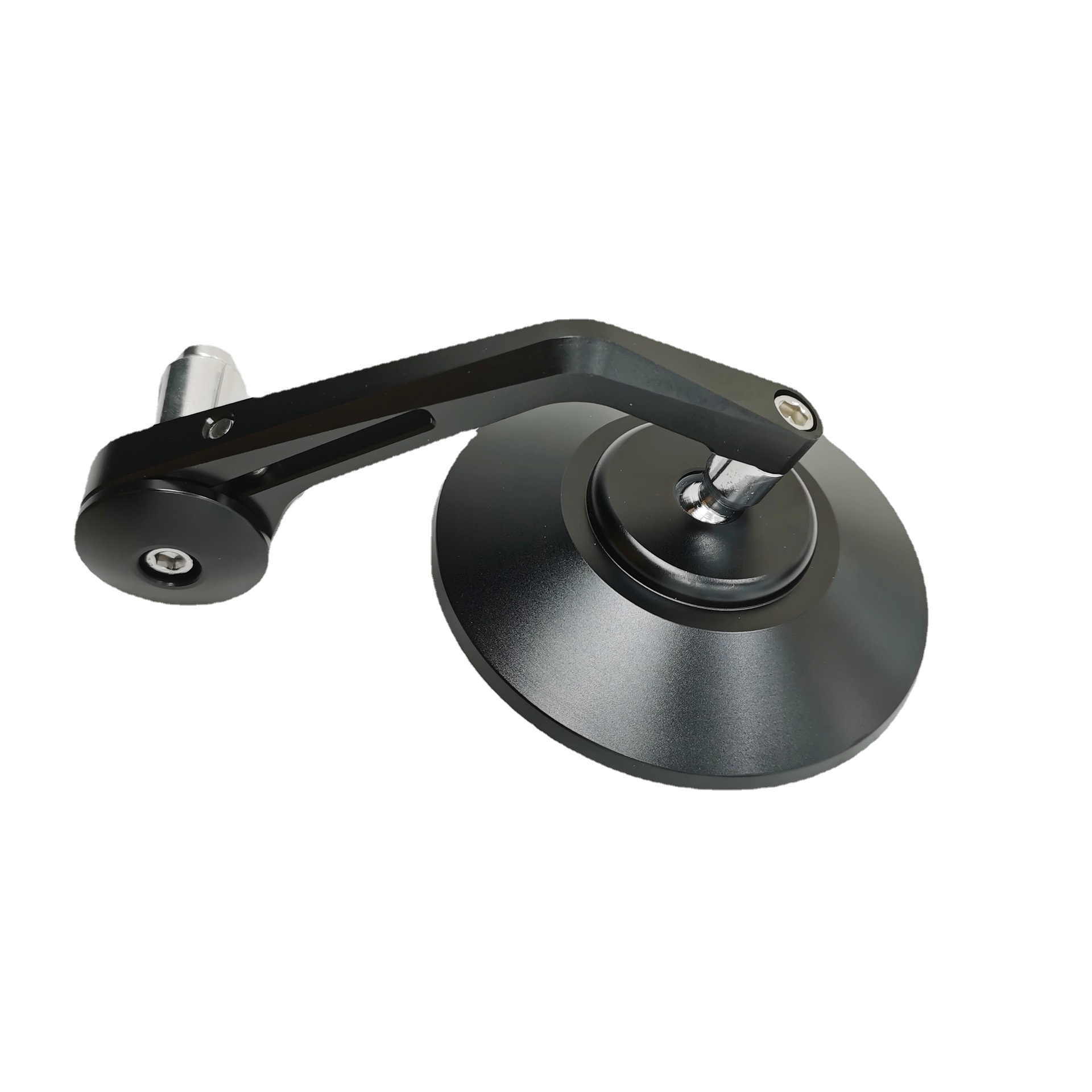 Guidão ampliado em alumínio CNC, acessórios para modificação do retrovisor de veículos elétricos, espelho retrovisor refletor modificado para carro._voghion.com