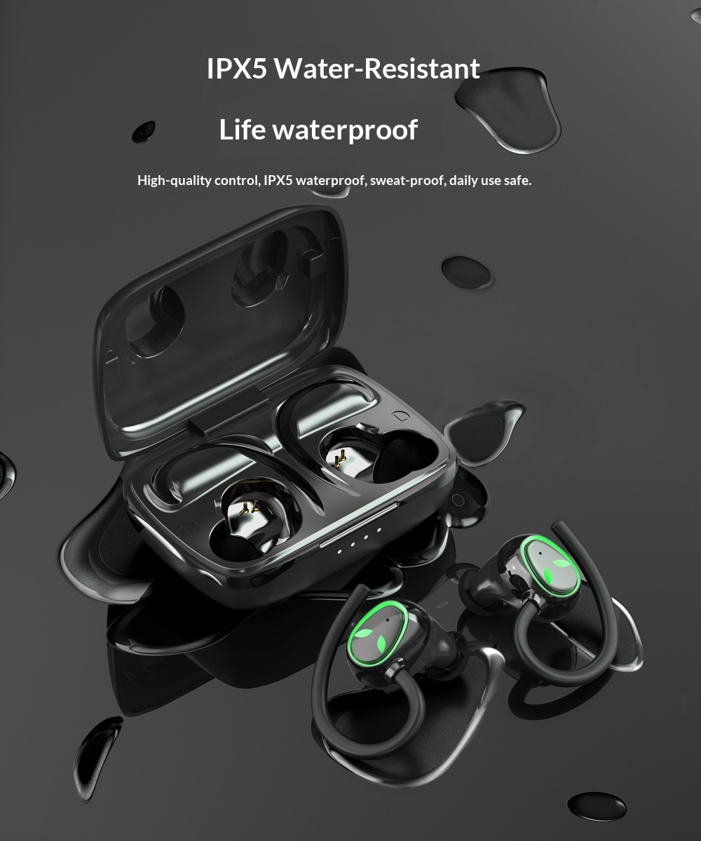 Bluetooth Kopfhörer Tws Over-ear Sport Kopfhörer Wasserdicht_voghion.com