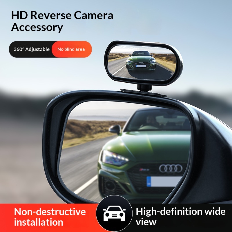 Rückfahrkamera-Zusatzausstattung, Rückfahrhilfe, Toter-Winkel-Spiegel, Weitwinkelspiegel, einstellbarer Winkel_voghion.com