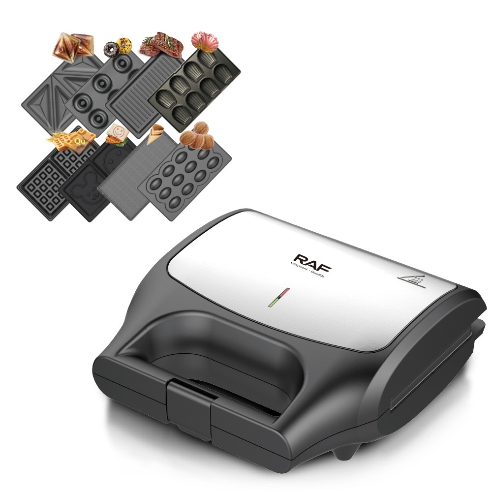 RAF Coss-Bode Beakfast Machine Home Euopean Standad Sandwich Double-Sided Heating Multi-Function Toast Waffle_voghion.com