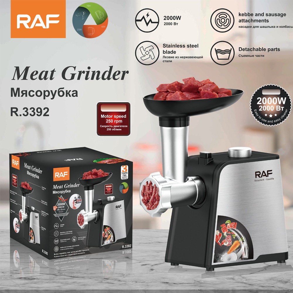 RAF EU Standard Cross-Border Household Grinder Small Electric Sausage Stuffer Automatic Multifunctional Commercial_voghion.com