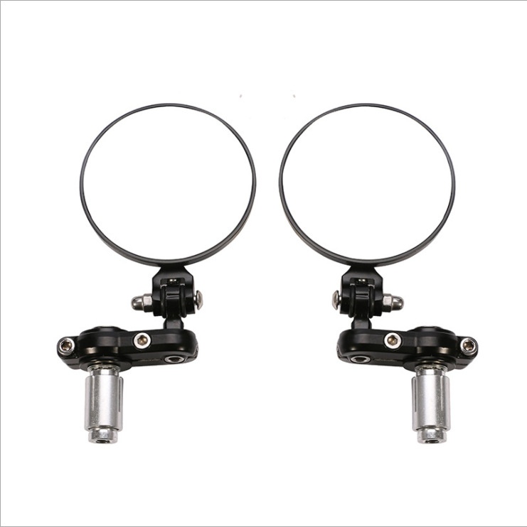 FLYQUICK Cross-Border E-Commerce Runder Motorrad-Rückspiegel, faltbar, konvex, Lenkerspiegel_voghion.com