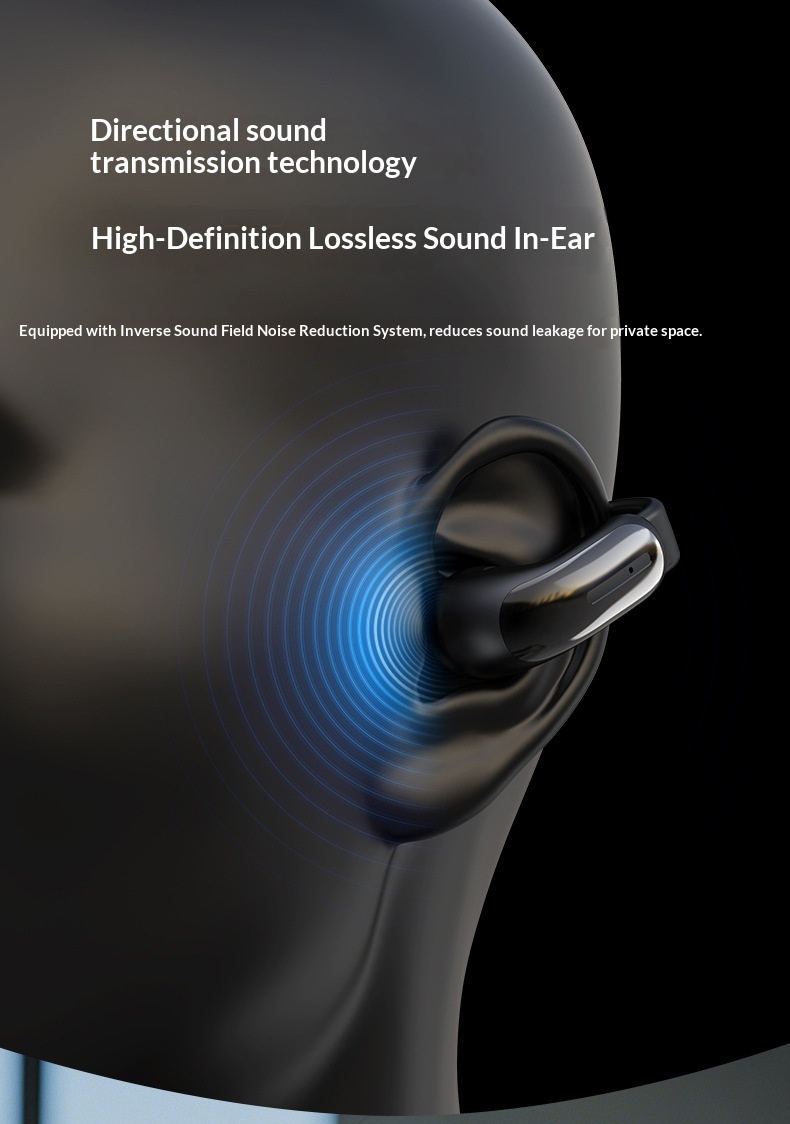 Wireless Bluetooth Earphones With Noise Cancelling And Ear Hooks_voghion.com