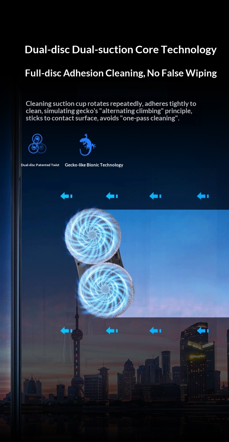 Water Spray Robot Automatic Household Window Glass Cleaning Artifact Double-Sided Cleaner/Device/Plug_voghion.com