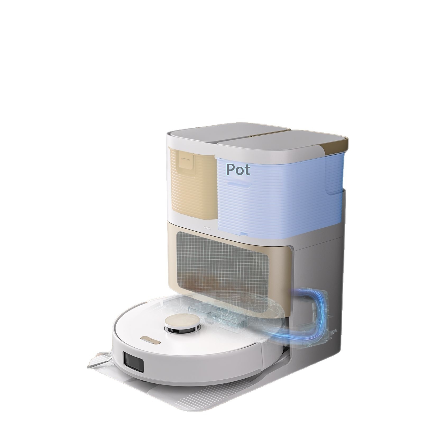 Customized W300 Robot For Home Use, High Suction, Intelligent, Fully Automatic Sweeping And Mopping, Laser Navigation_voghion.com