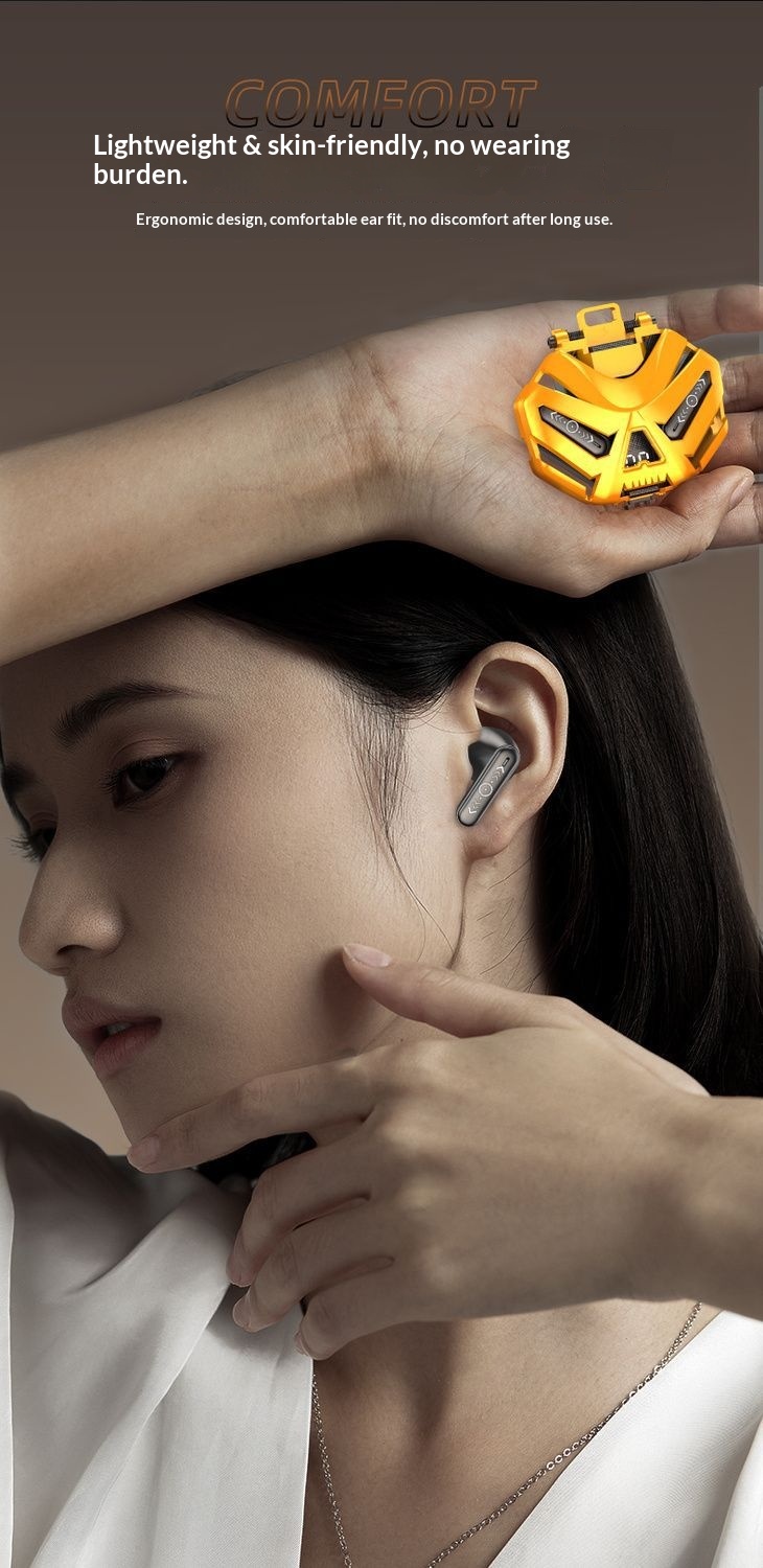 Wireless Bluetooth Gaming Earphones Low Latency Long Battery Life_voghion.com