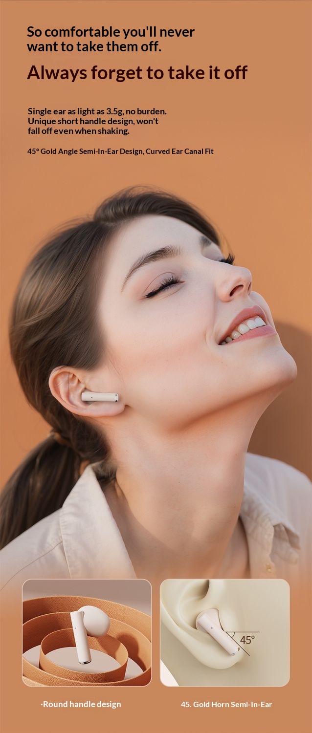 Wireless Bluetooth Headphones Retro Digital Display In-ear Sport_voghion.com