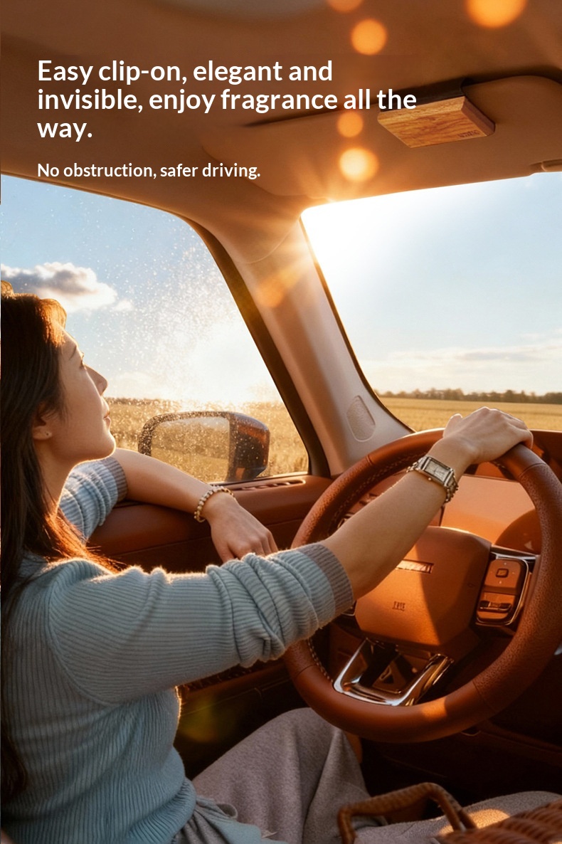 Auto Duftbaum Für Sonnenblende Luxuriöser Holz Lufterfrischer_voghion.com