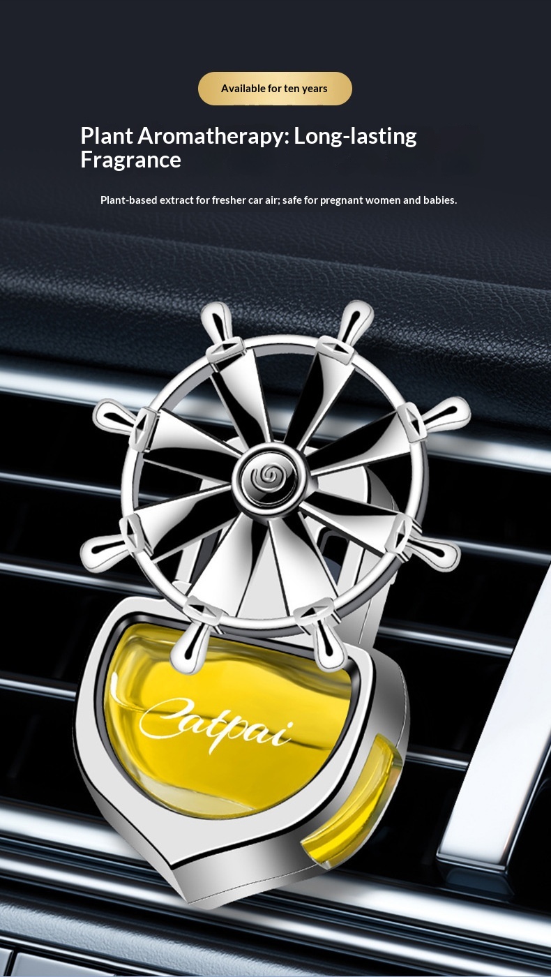 Bil luftfrisker roterende til ventilationsgitter langvarig duft_voghion.com