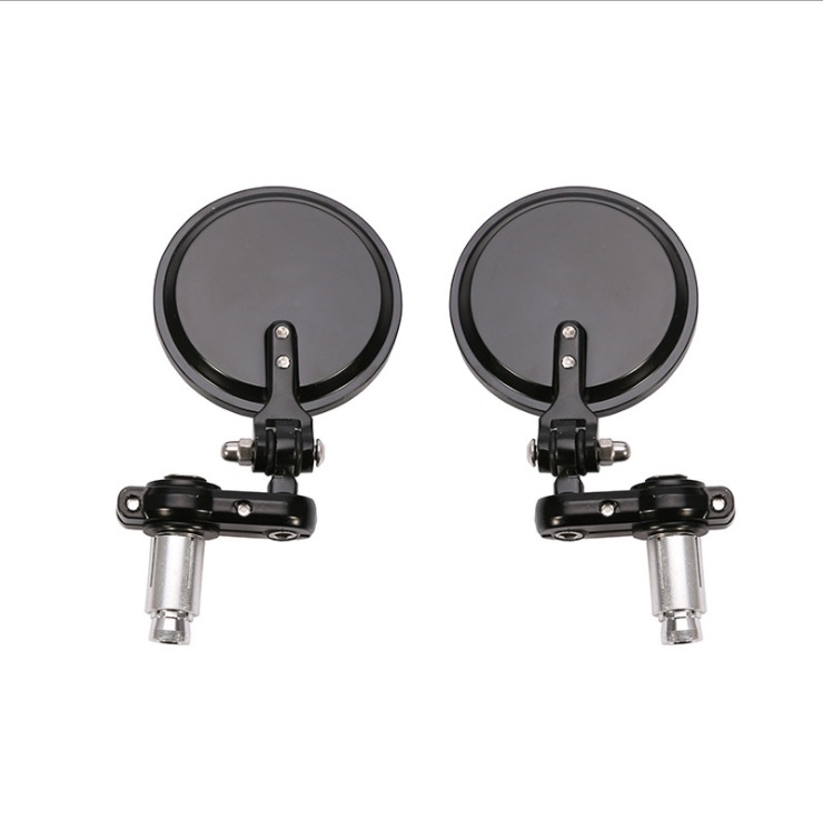 FLYQUICK Cross-Border E-Commerce Runder Motorrad-Rückspiegel, faltbar, konvex, Lenkerspiegel_voghion.com