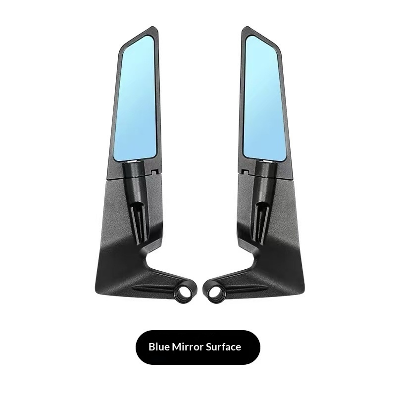 Scooter, Street Bike, Modified Rearview Mirror, Retro Motorcycle Foldable Fixed-wing Universal Reflector_voghion.com