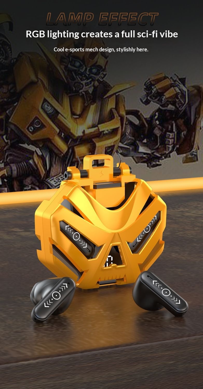 Wireless Bluetooth Gaming Earphones Low Latency Long Battery Life_voghion.com