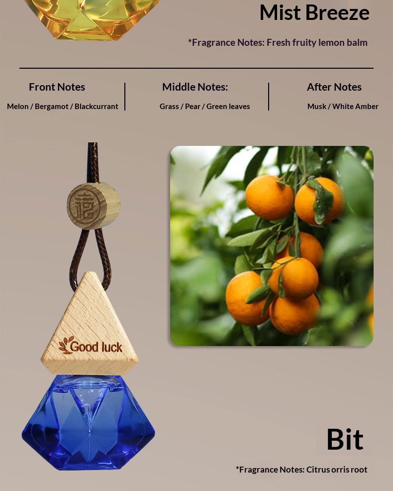 Bil luftfrisker hængende parfume langvarig duft_voghion.com