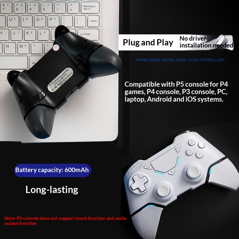 Manette T1B PS4 Pro, PC, tablette, Steam, It Takes Two, iOS, mobile, sans fil, Bluetooth, vibration_voghion.com