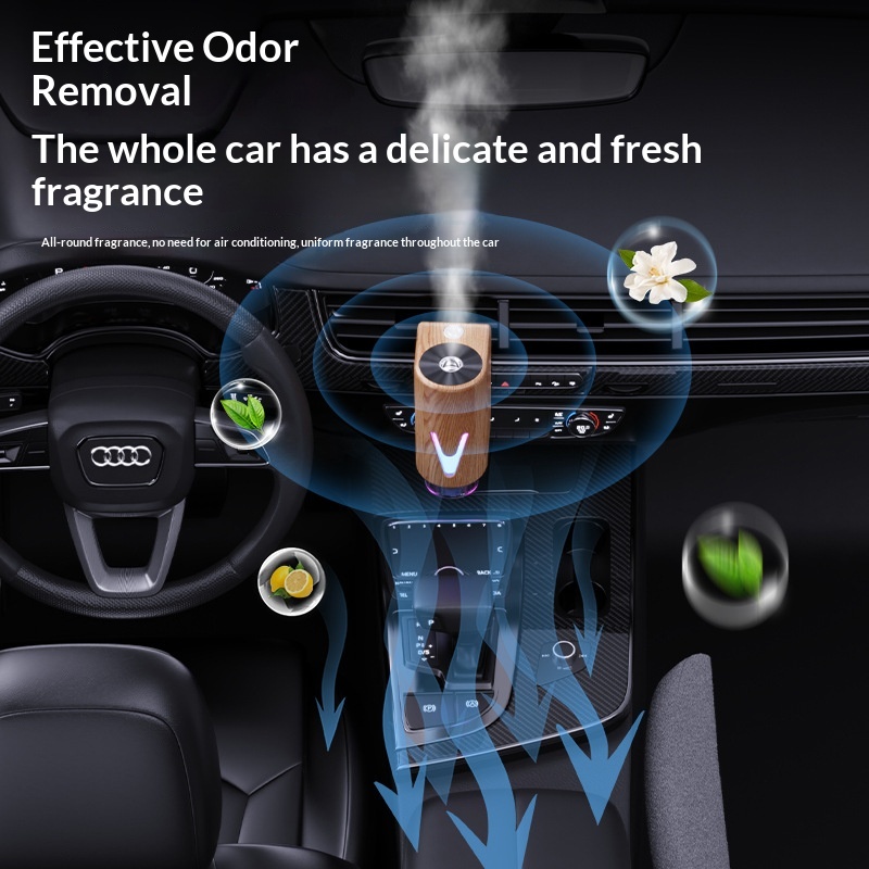 Nuovo diffusore automatico di aromaterapia a spruzzo per condizionatore d'aria e auto, ideale come regalo o ornamento._voghion.com