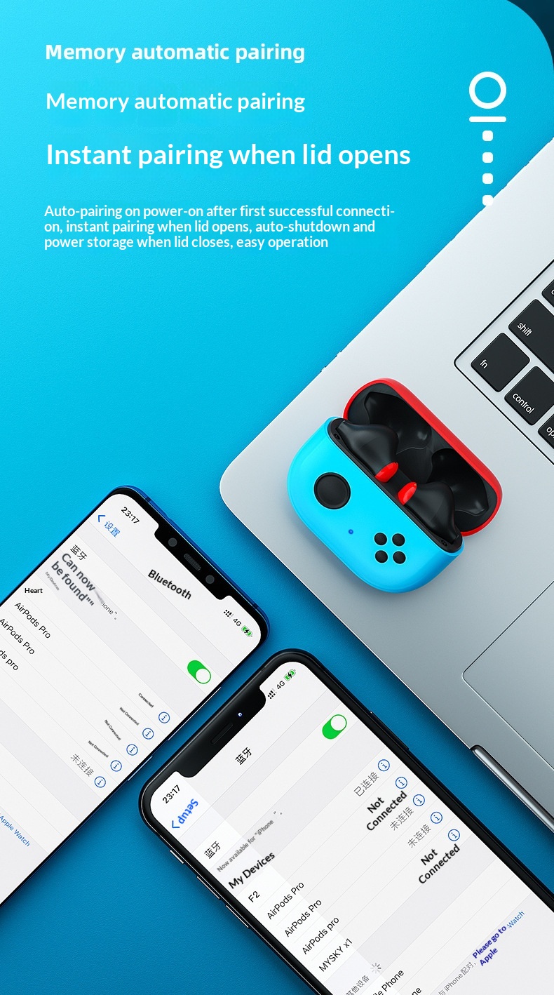 Tws Bluetooth Gaming Headphones With Enc Noise Cancelling Tech_voghion.com