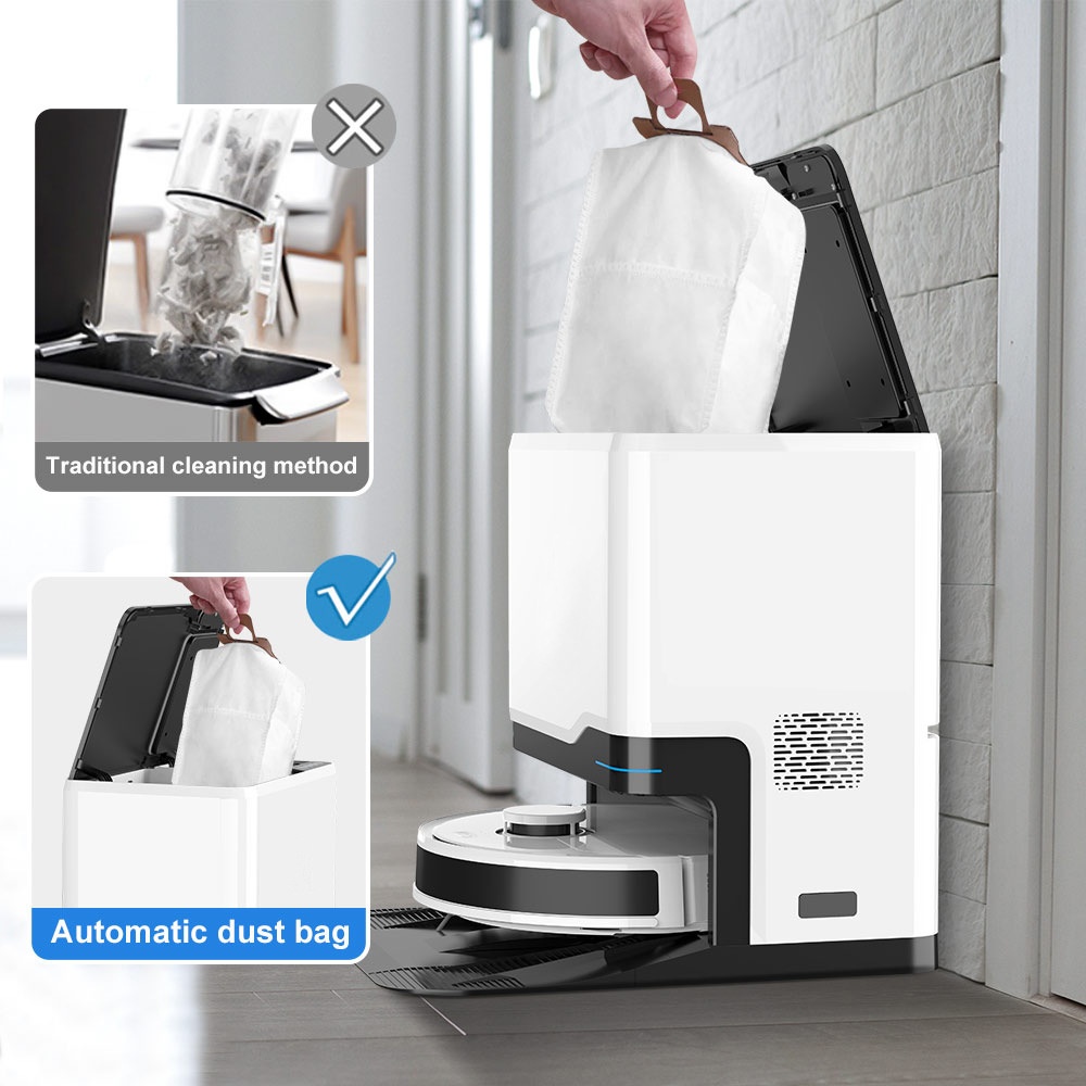 X20 Self-Cleaning Robot - Household Fully Automatic Hot Air Drying, Sterilization, Sweeping, Suction, And Mopping_voghion.com