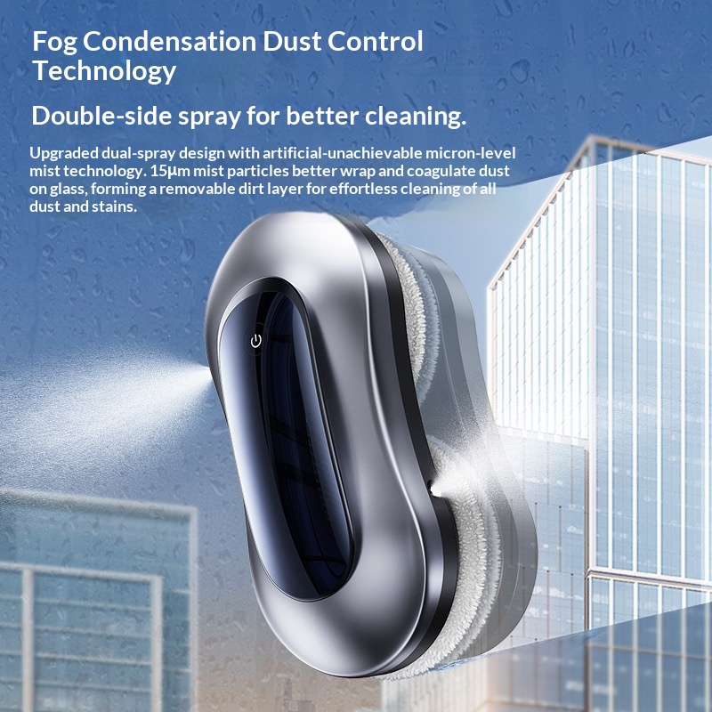 Water Spray Robot Automatic Household Window Glass Cleaning Artifact Double-Sided Cleaner/Device/Plug_voghion.com