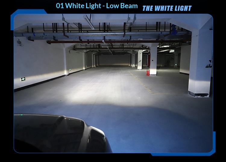 Lâmpadas led de farol para carro m5 bicolor alta luminosidade_voghion.com