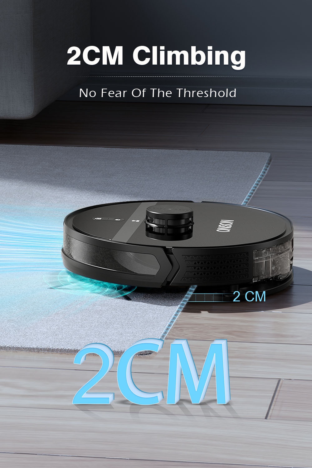 Cross-border X6 Robot Cleaner With Intelligent Laser Navigation, APP Remote Control, Automatic Obstacle Avoidance, And_voghion.com