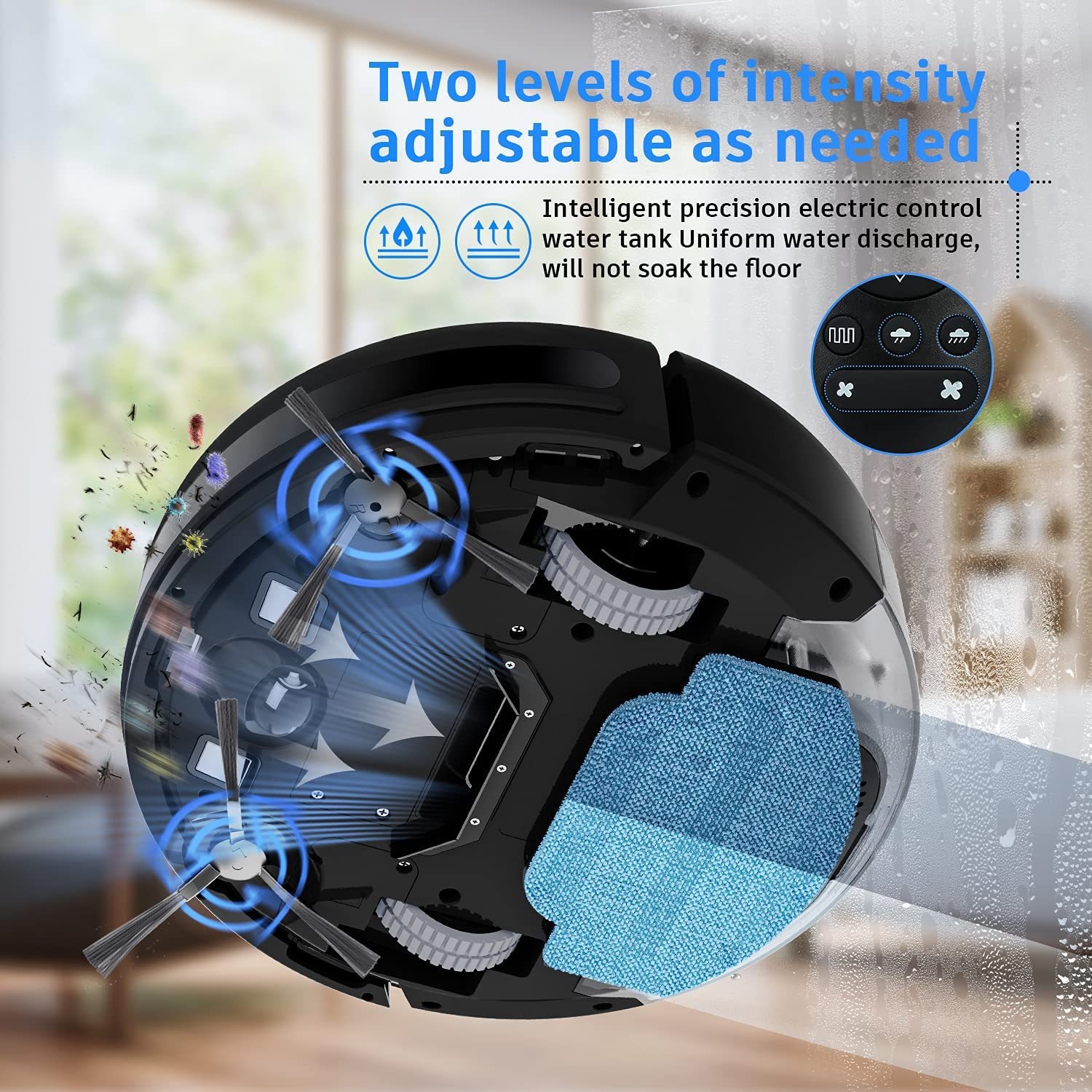 New Product Personalized Robot Vacuum-Wi-Fi Connectivity_voghion.com