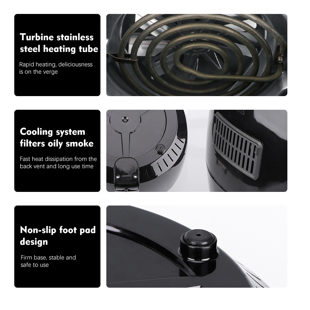 Smart Air Fryer With Touchscreen For Healthy Cooking_voghion.com