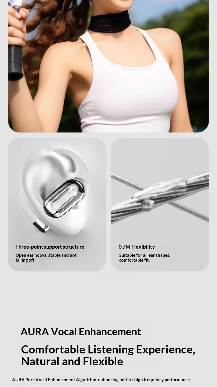 Open-ear Bluetooth Headphones With Wireless Ear-hook & Hd Calls_voghion.com