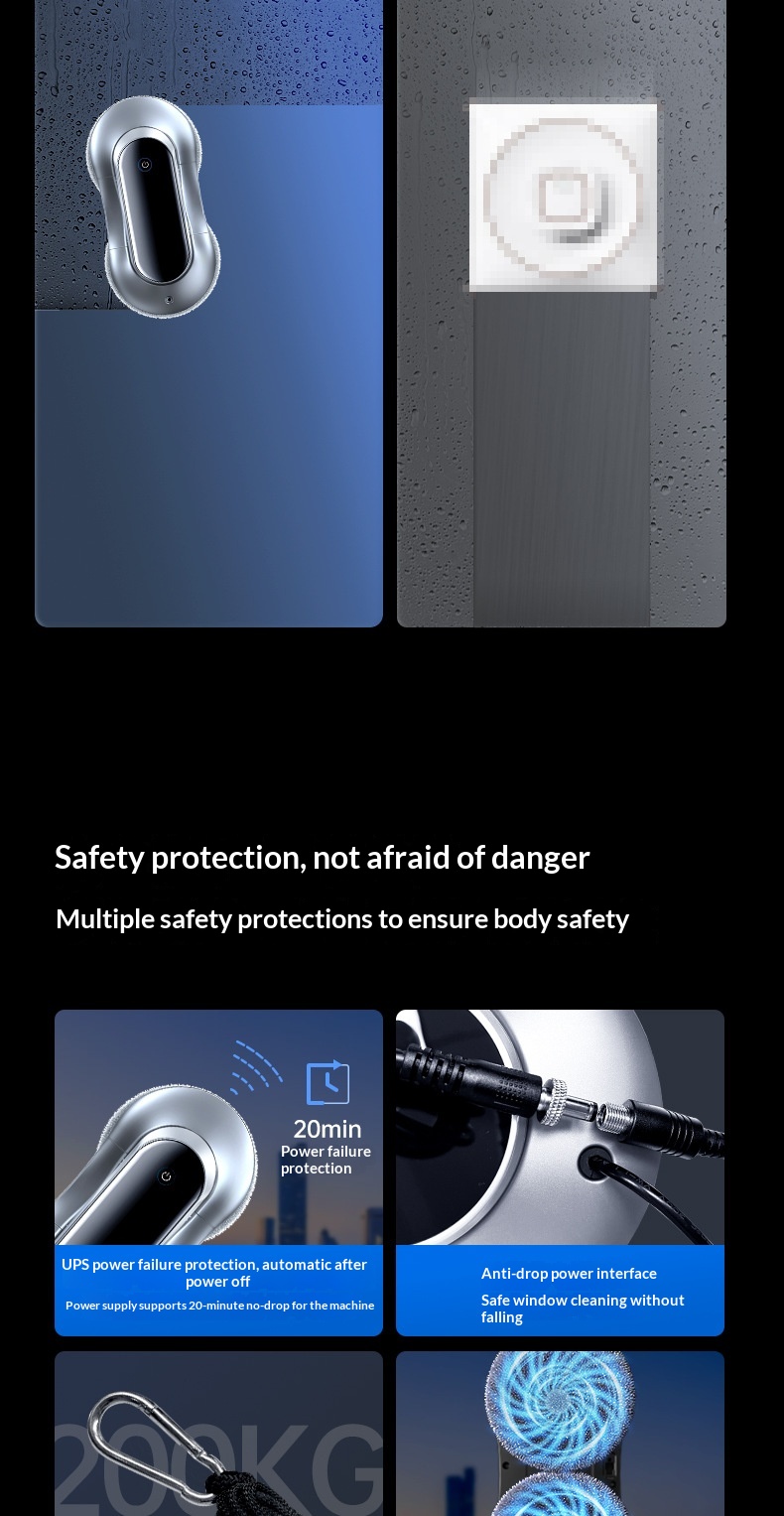 Water Spray Robot Automatic Household Window Glass Cleaning Artifact Double-Sided Cleaner/Device/Plug_voghion.com