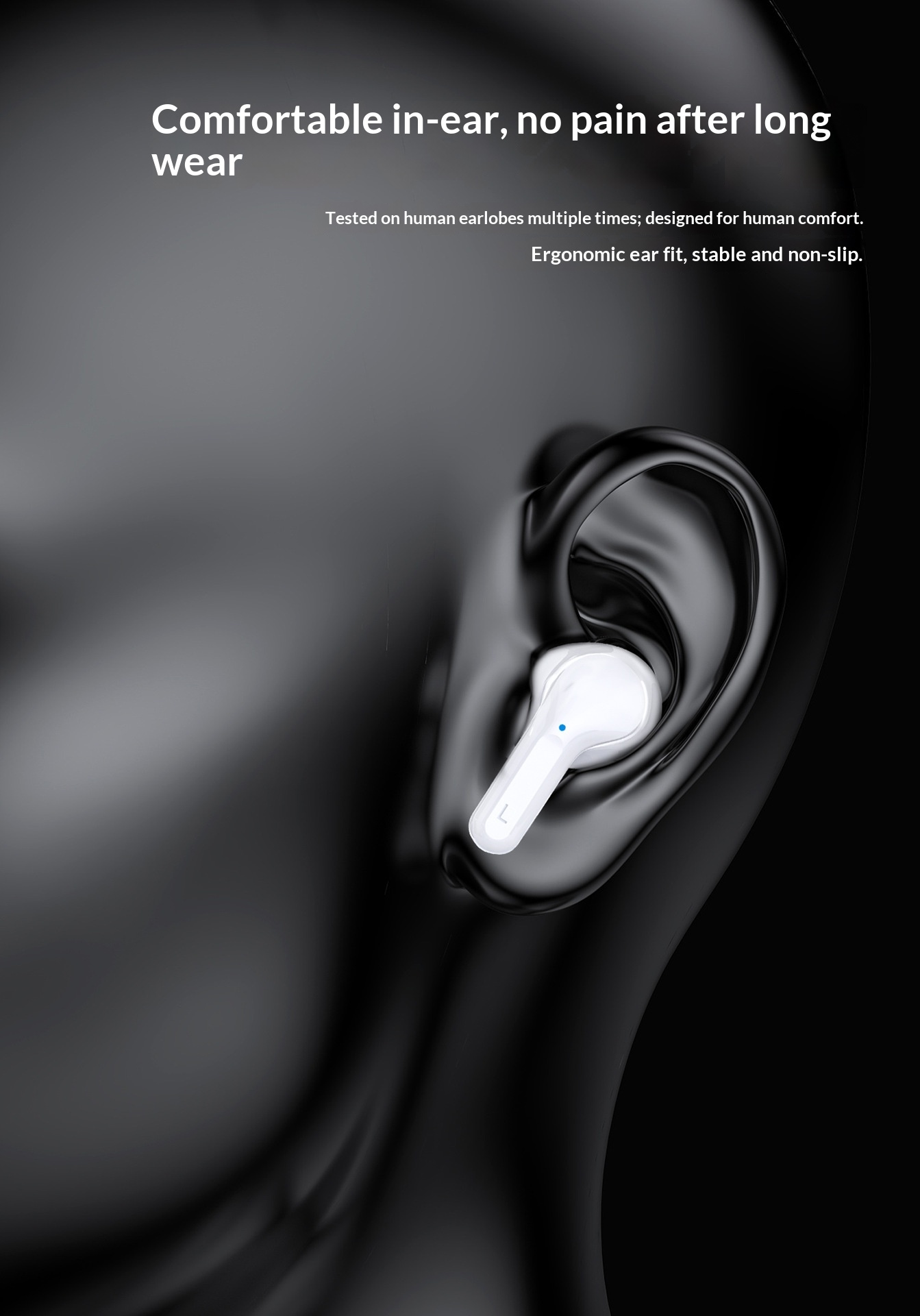 2026 Private Model Noise-Cancelling Clear Call TWS draadloze oordopjes met oplaadcase, compact en met lange batterijduur_voghion.com