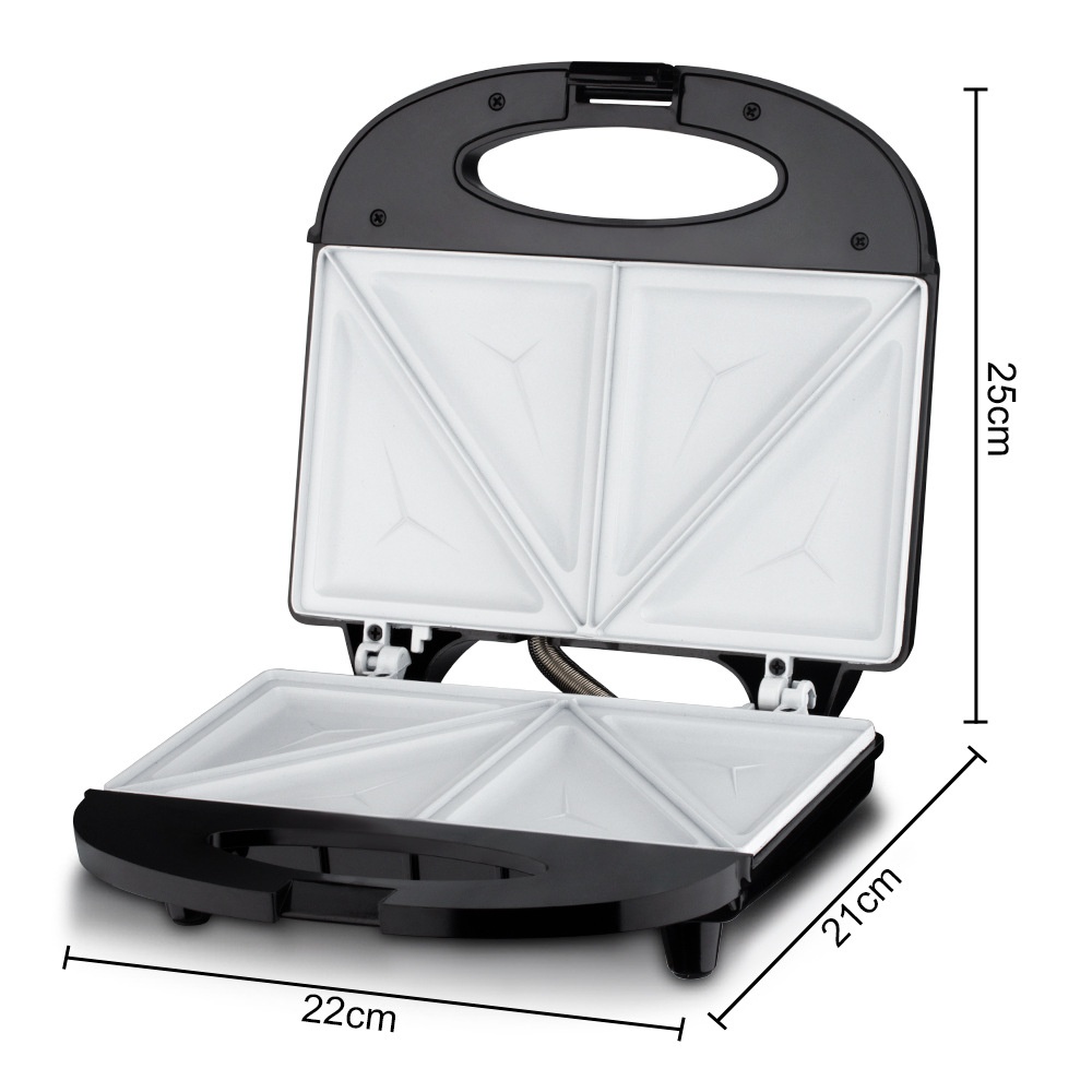 RAF Household Double-Sided Heating Sandwich Maker Multifunctional Toaster Waffle Breakfast Machine EU Plug Cross-Border_voghion.com