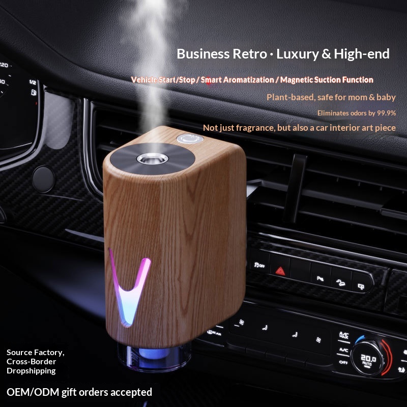 Nuovo diffusore automatico di aromaterapia a spruzzo per condizionatore d'aria e auto, ideale come regalo o ornamento._voghion.com