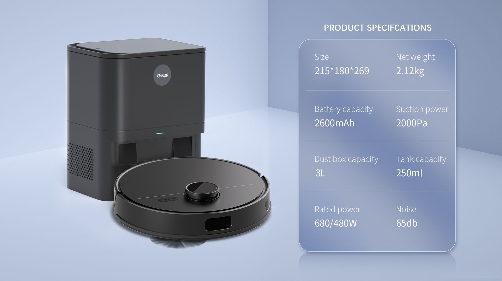 Robot Vacuum Cleaner Lds Laser Mapping Fully Automatic Charging_voghion.com