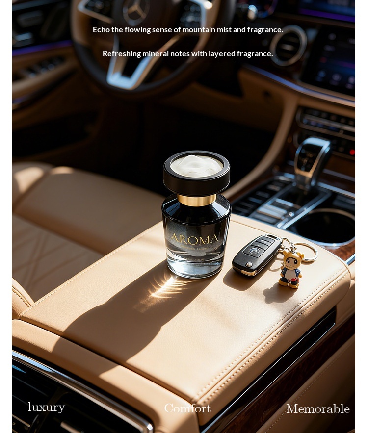 Bil luftfrisker snebjerge premium duft ornament_voghion.com