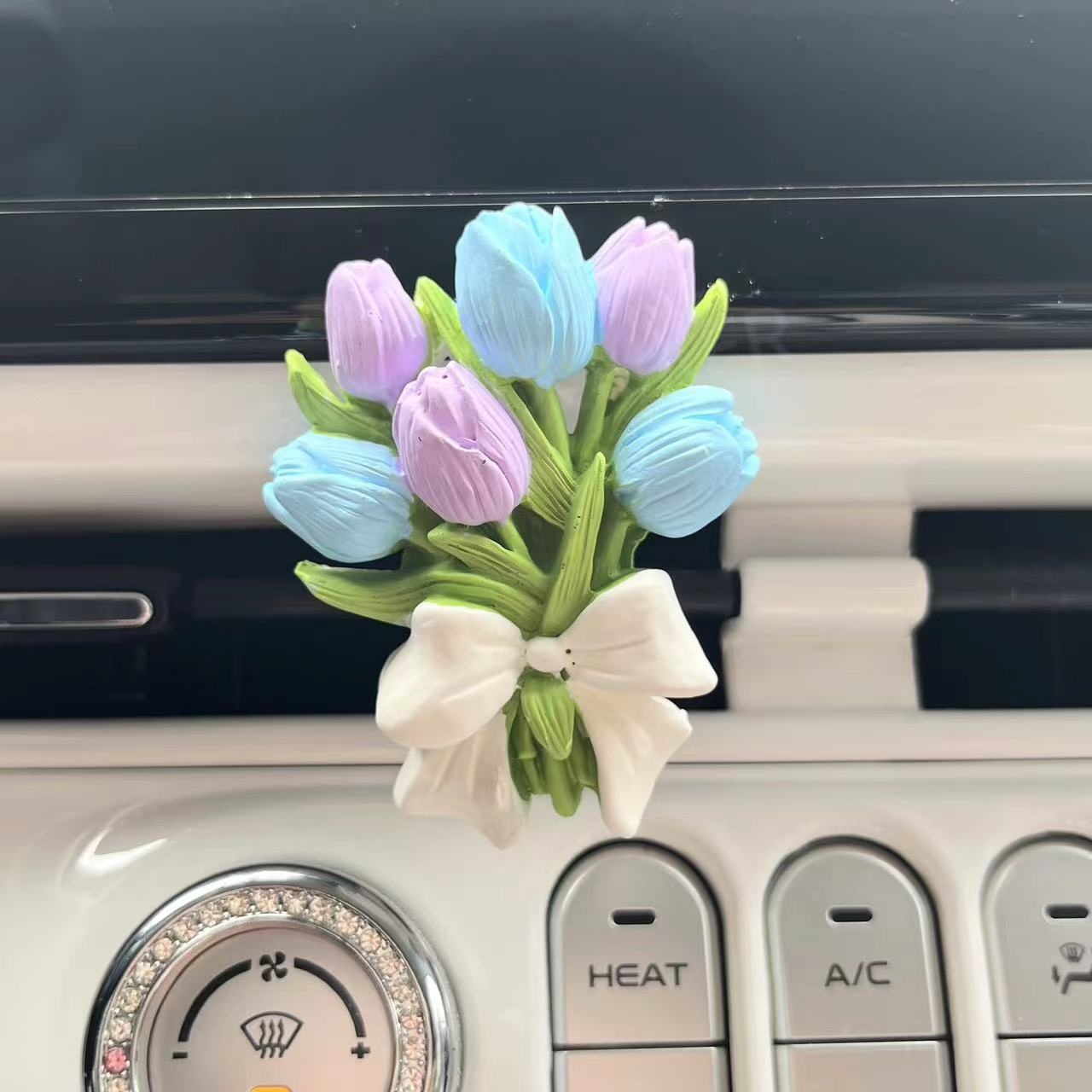 Auto luchtverfrisser tulp diffuser hanger elegante bloem_voghion.com