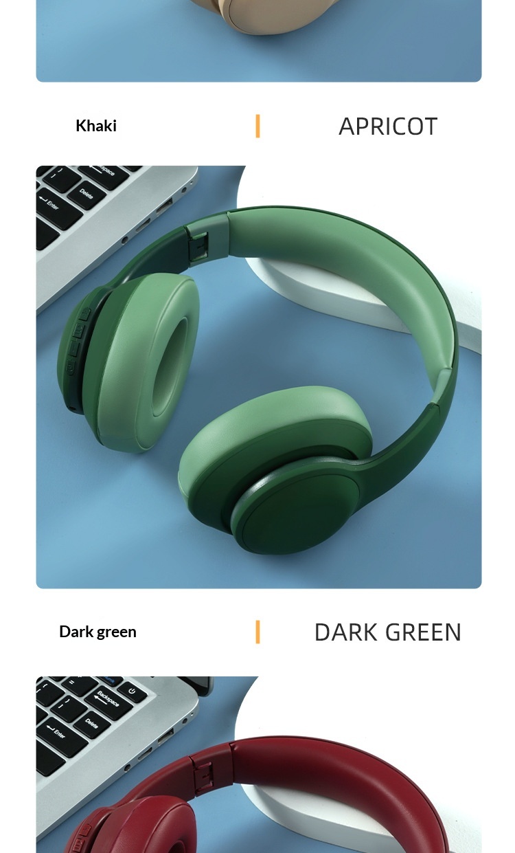 Wireless Over-ear Bluetooth Headphones Noise Cancelling Gaming_voghion.com
