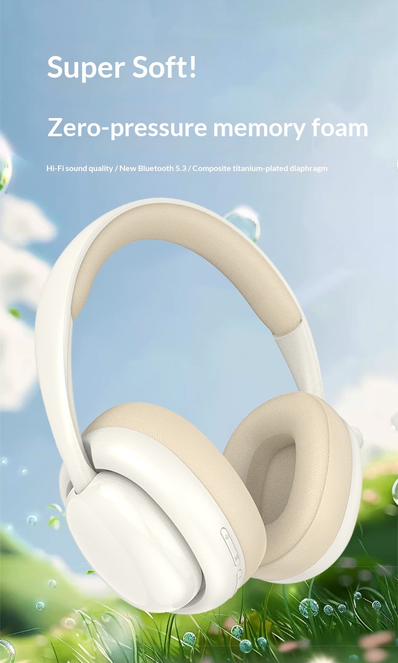 Customized Cross-border Private Model P7236 Wireless Over-ear Bluetooth Headphones With Full-coverage Earcups, Stereo_voghion.com