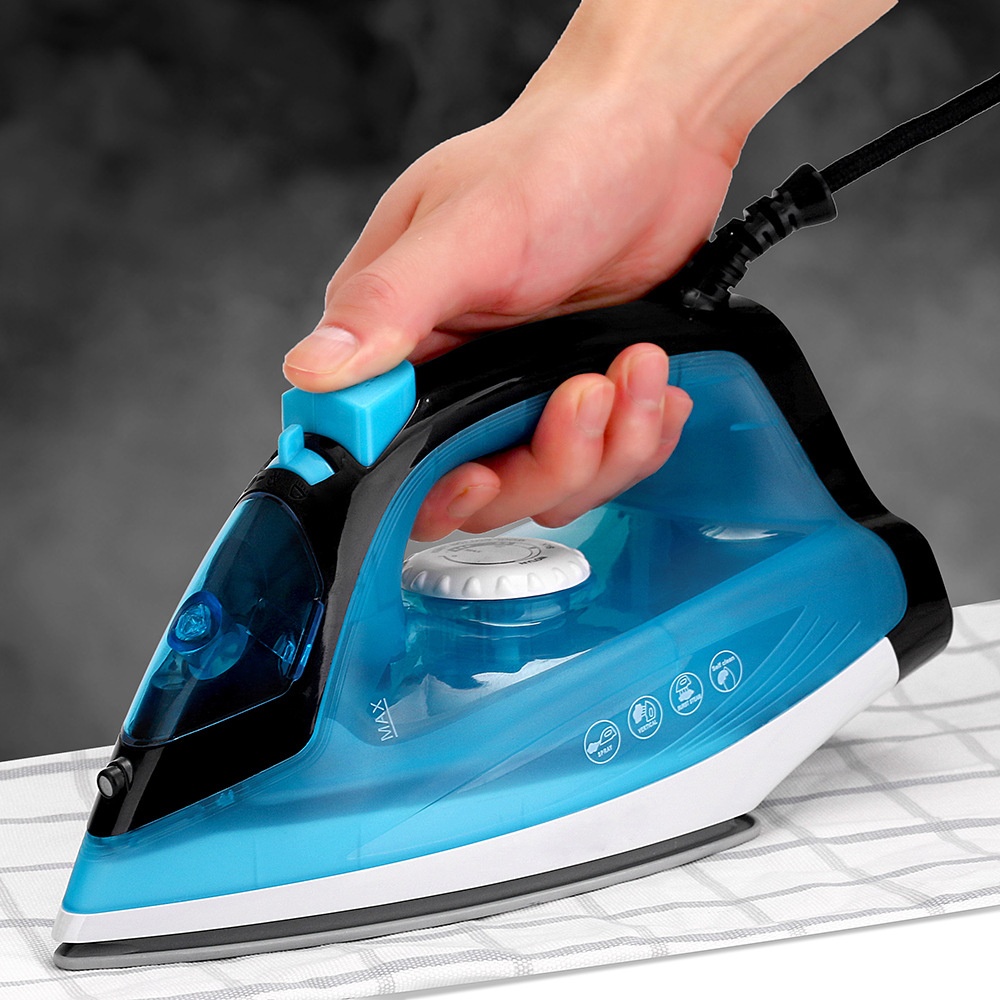 Tragbares, elektrisches Handdampfbügeleisen nach EU-Standard mit 1400 W Leistung und Keramiksohle für den Haushalt – ideal zum Bügeln von Kleidung_voghion.com