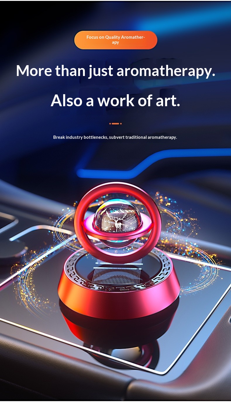 Bil luftfrisker med solenergi til instrumentbræt_voghion.com