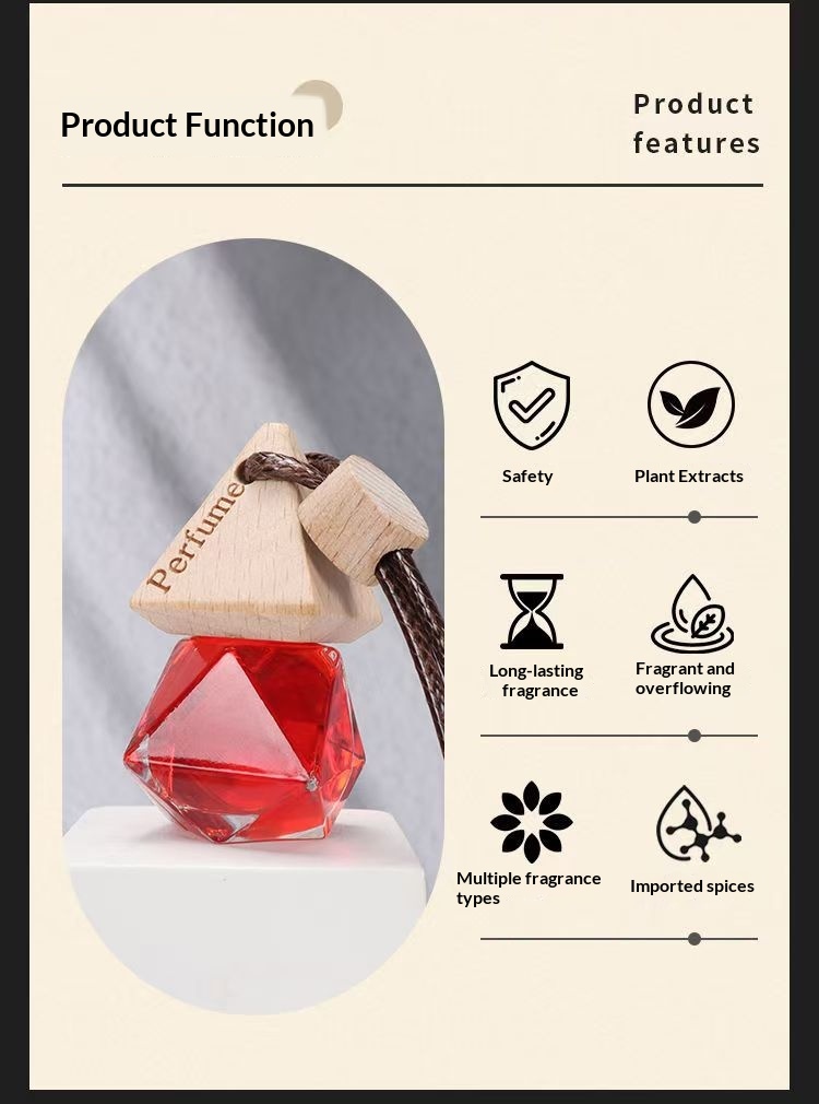 Bilparfym hängande aromaterapi zen te doft luftfräschare_voghion.com