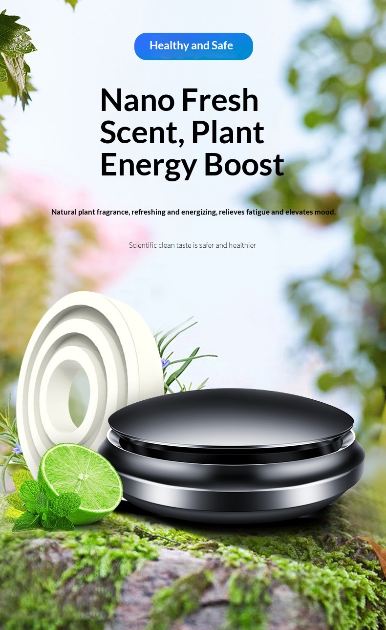 Ufo formad billuftfräschare med metallbas och doft_voghion.com