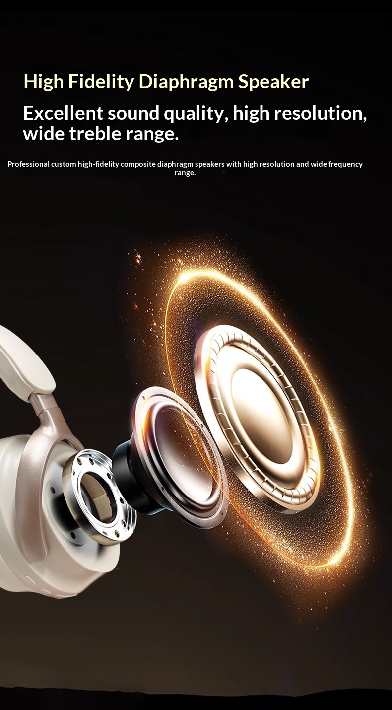 Bluetooth Headphones Wireless Stereo Over-ear Headset For Mobile_voghion.com