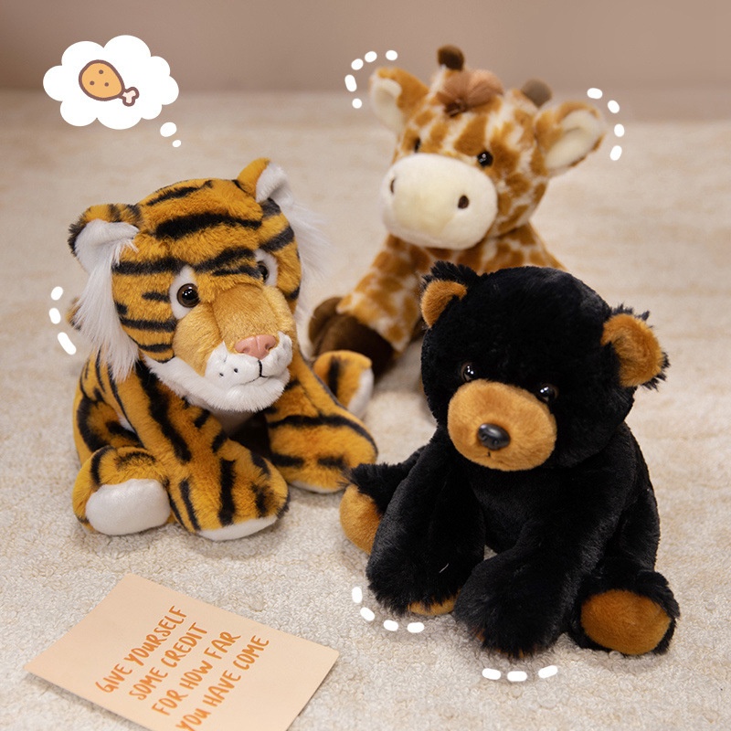 Cross-border Squatting Forest Animal Little Sheep Plush Toy, Gift, Stuffed Doll, Children's Toy_voghion.com