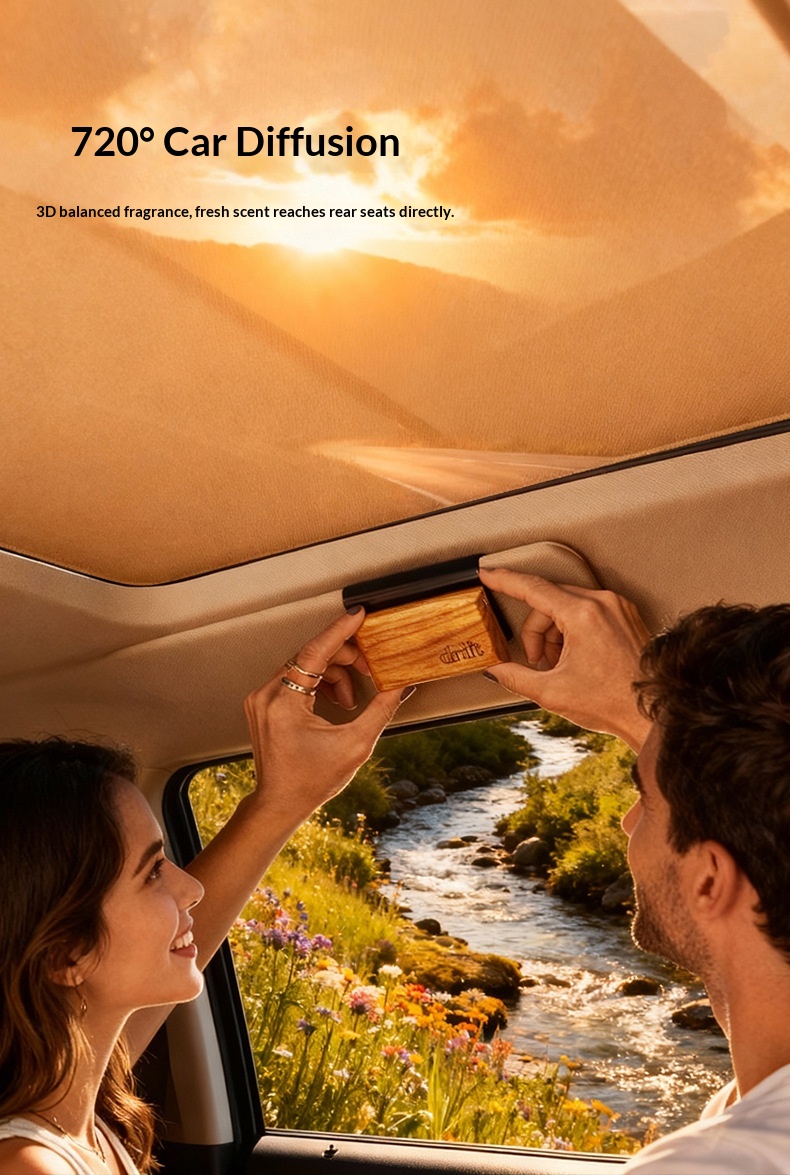 Auto Duftbaum Für Sonnenblende Luxuriöser Holz Lufterfrischer_voghion.com
