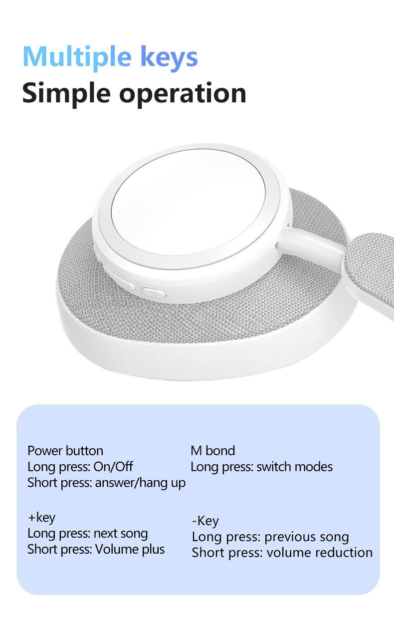 Bluetooth Headphones Wireless Over Ear With Deep Bass And Battery_voghion.com