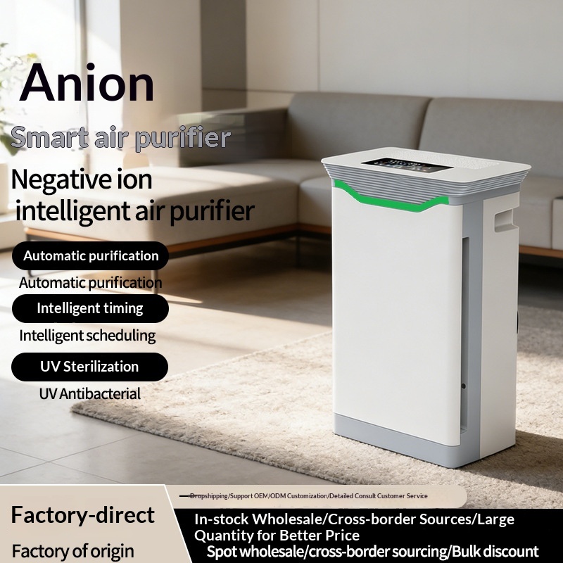 Smart Purifier For Home Use, Formaldehyde Removal, Negative Ion Generator, Household Appliance, Air Filter, Odor Removal_voghion.com