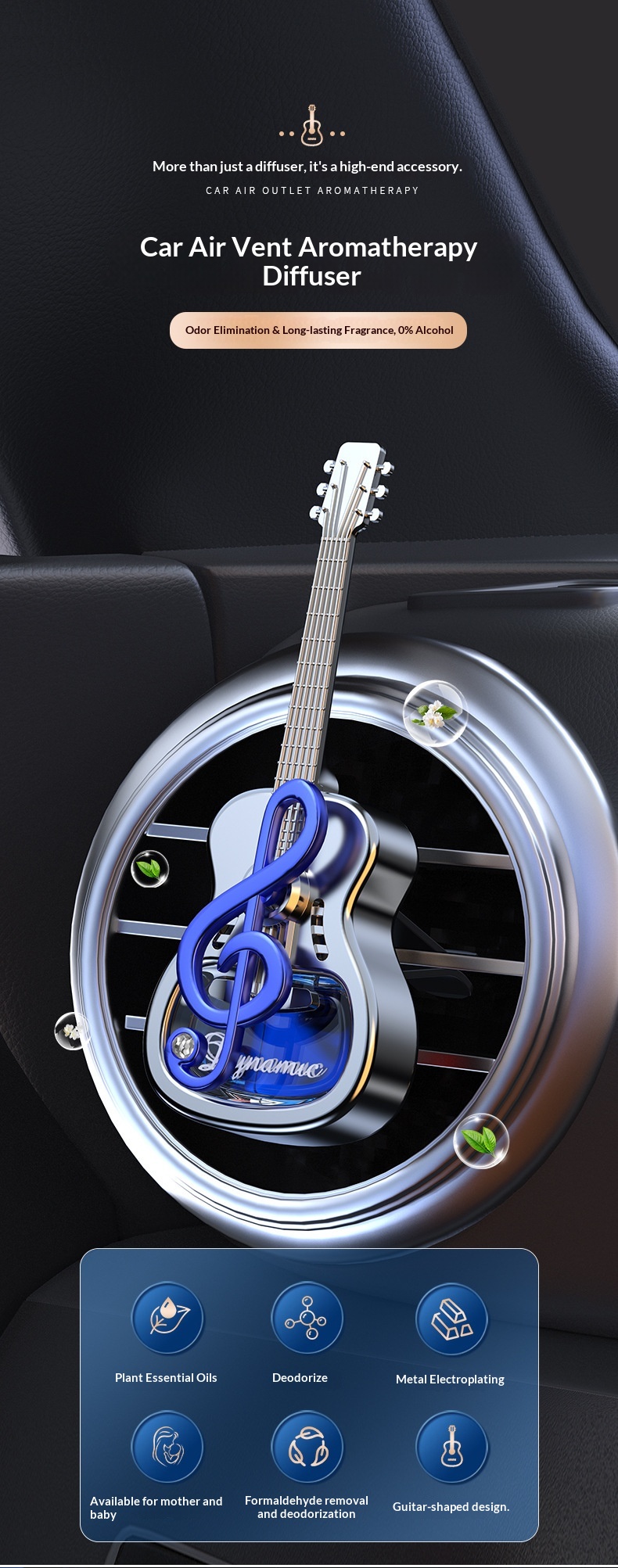 Auto Duftbaum Für Lüftung Mit Ätherischem Öl Für Langes Aroma_voghion.com