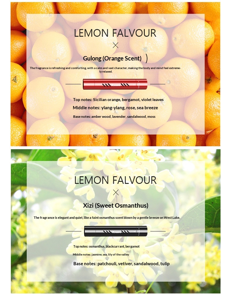 Bil luftfrisker til ventilation duftbalsam langvarig duft_voghion.com