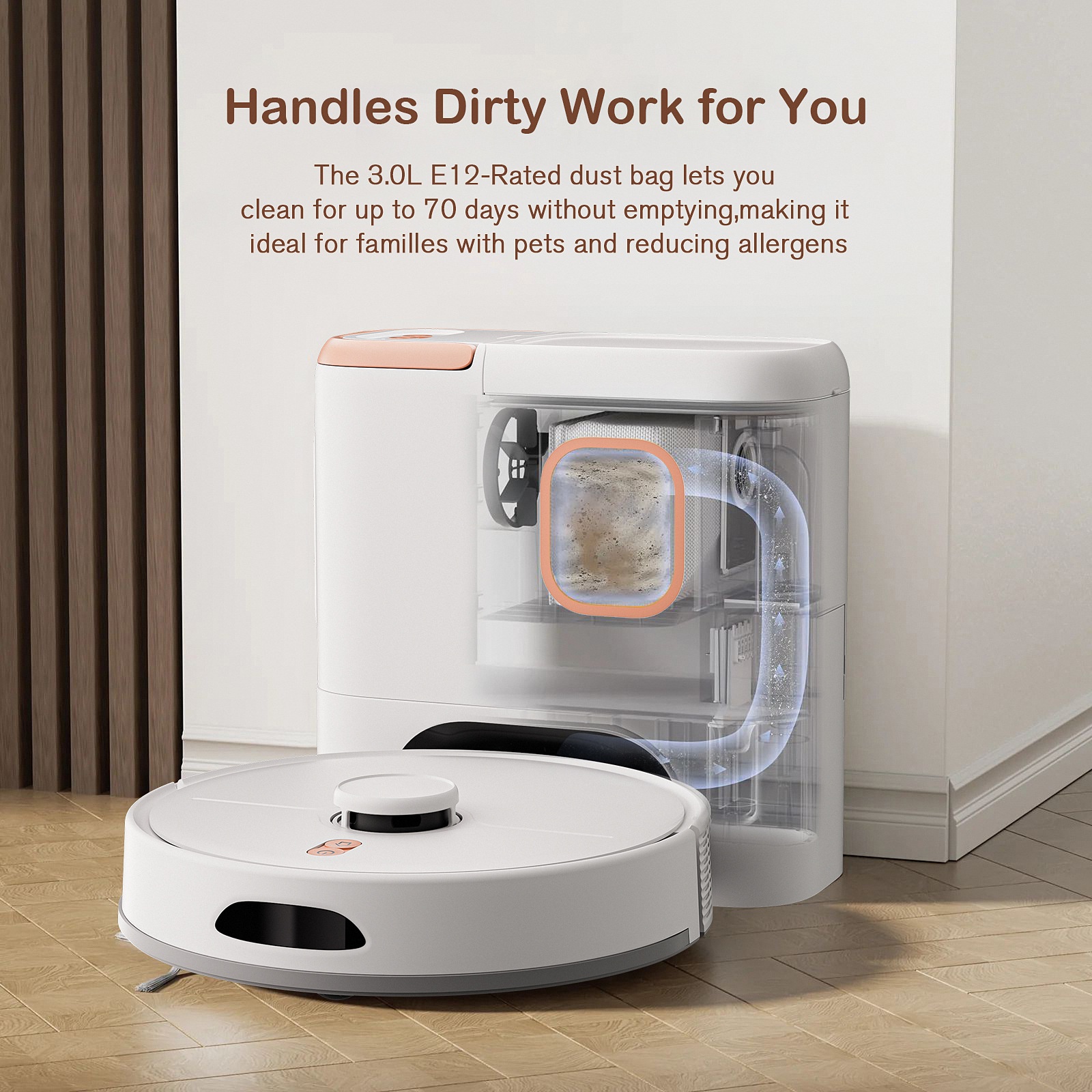 Customized M20m Robot Vacuum Cleaner With Cross-Border Light Customization, Labeling, Laser Navigation, Automatic_voghion.com