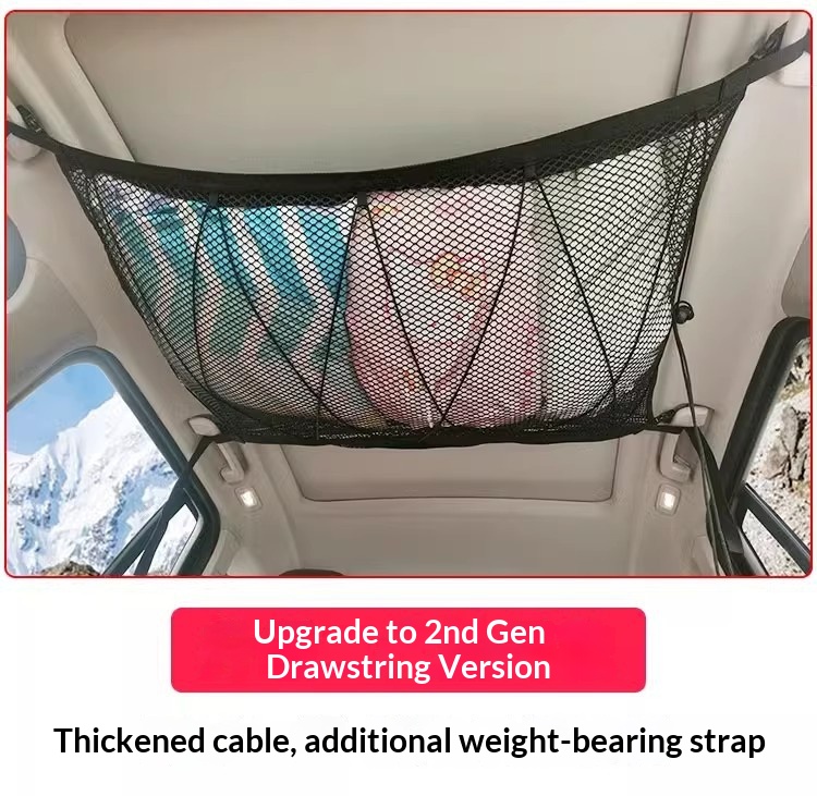 Rete portaoggetti da soffitto per auto organizer da viaggio_voghion.com